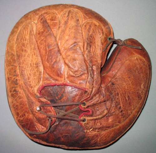 c. 1890's Crescent Mitt Hook & Eye Back